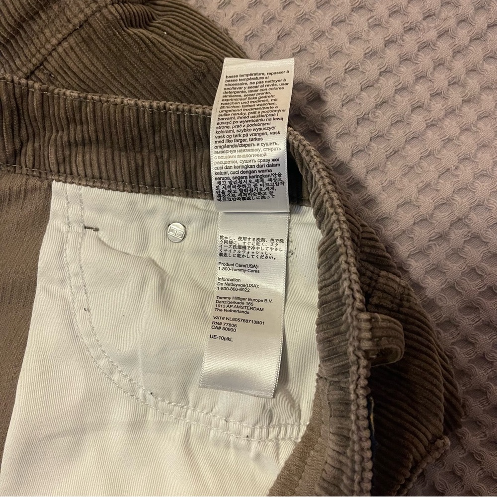 Tommy Hilfiger Brown Corduroy Pants - Picture 11 of 15